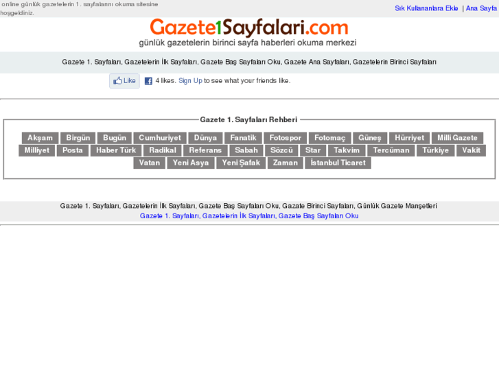 www.gazete1sayfalari.com