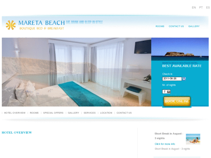 www.maretabeachhotel.com