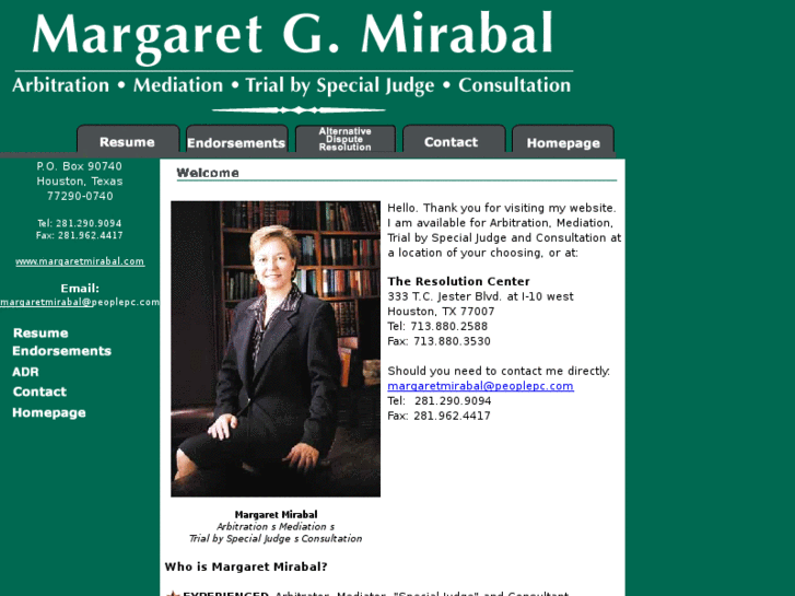 www.margaretmirabal.com