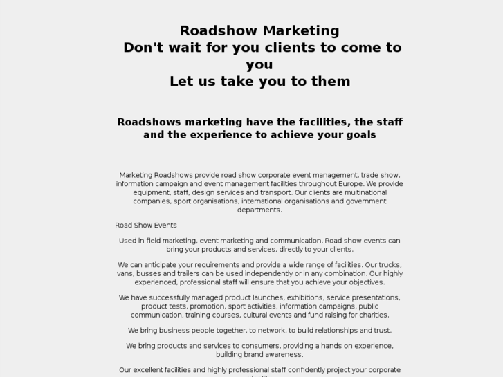 www.roadshowsmarketing.com