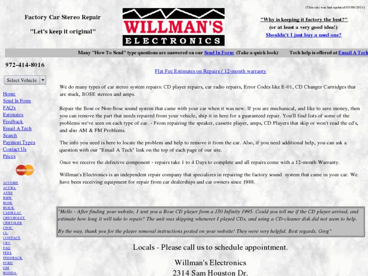 www.willmanselectronics.com