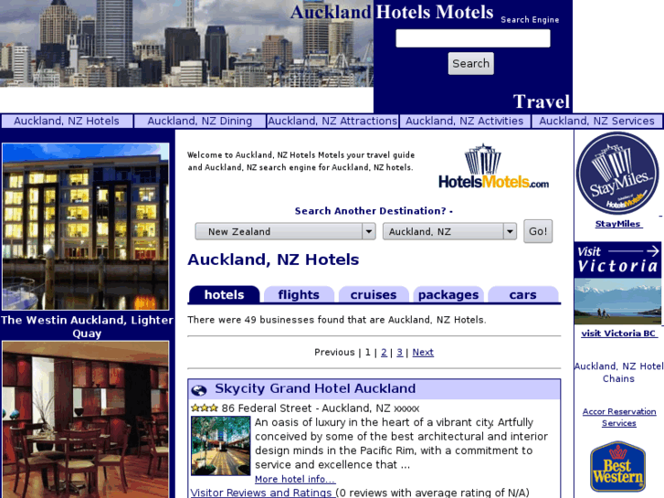 www.aucklandhotelsmotels.com