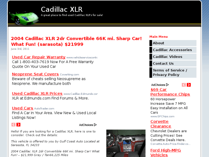 www.cadillacxlr.org