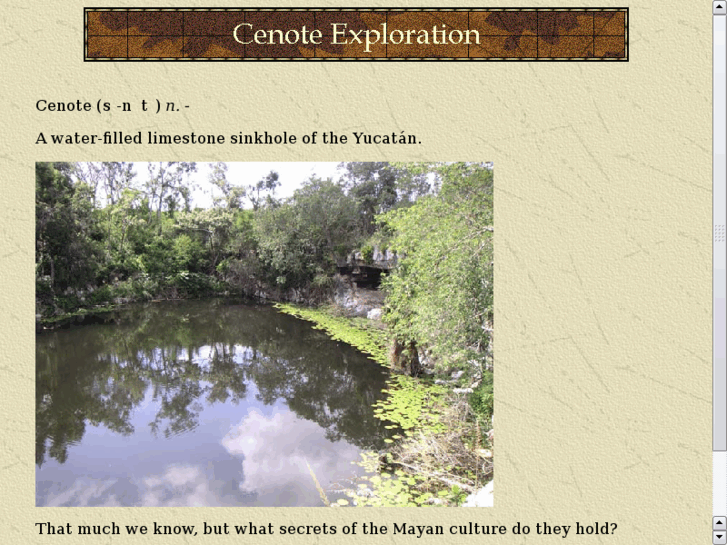 www.cenotes.org