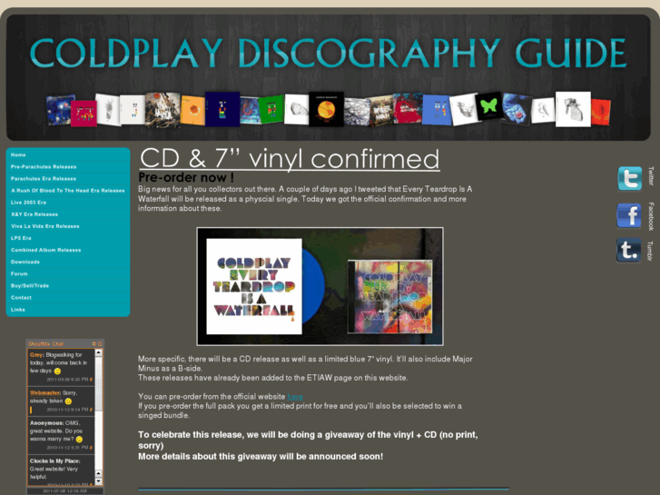 www.coldplaydiscographyguide.com