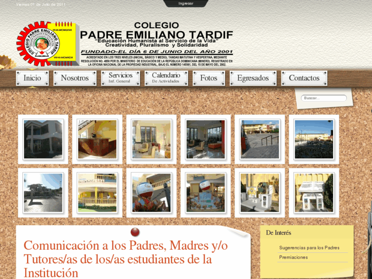 www.colegiopadreemilianotardif.com