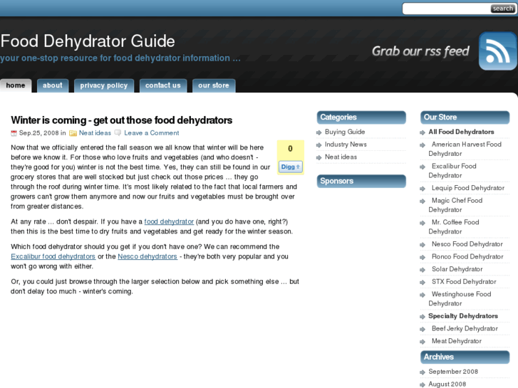 www.dehydratorguide.com