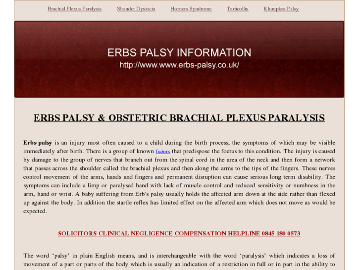 www.erbs-palsy.co.uk