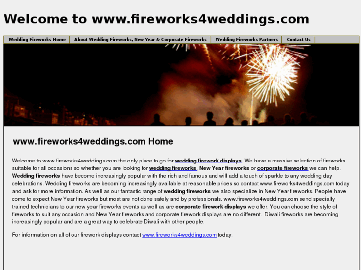 www.fireworks4weddings.com