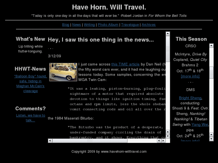 www.havehorn-willtravel.com