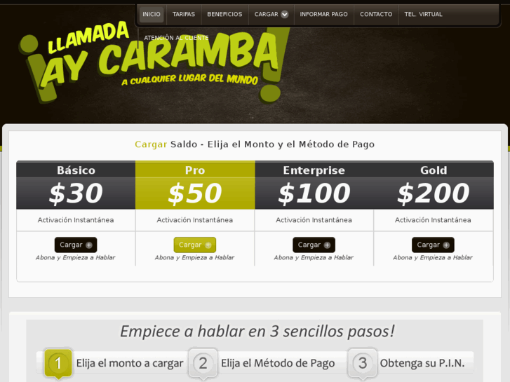 www.llamadaaycaramba.com