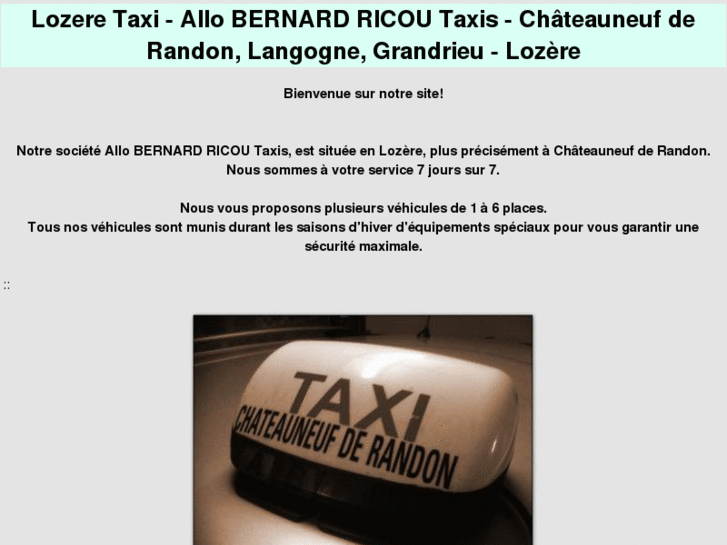 www.lozere-taxi.com