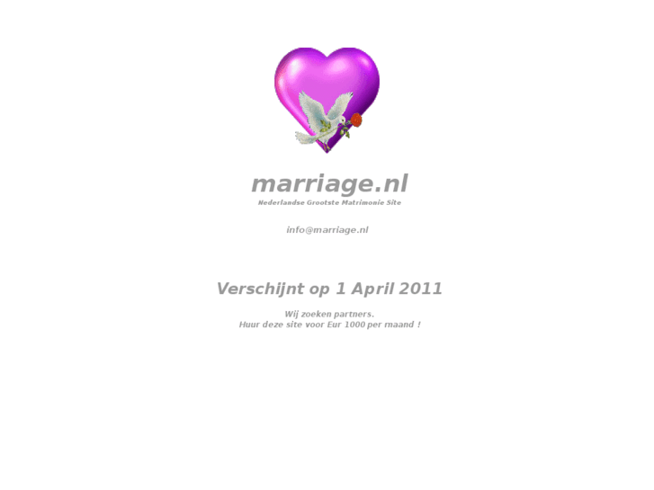 www.marriage.nl