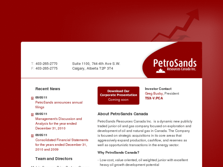 www.petrosandscanada.com