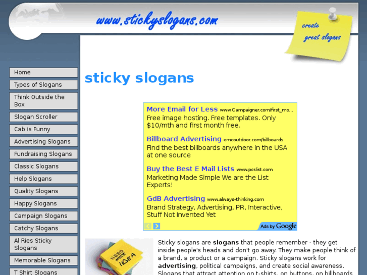 www.stickyslogans.com