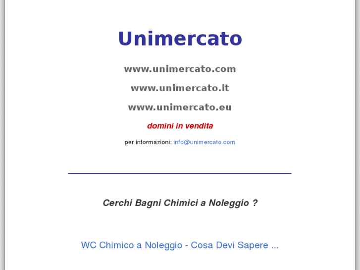 www.unimercato.com