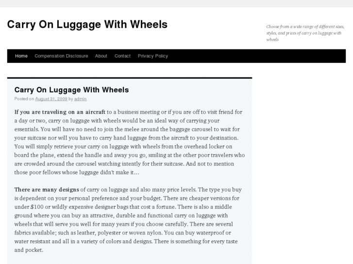 www.carryonluggagewithwheels.com