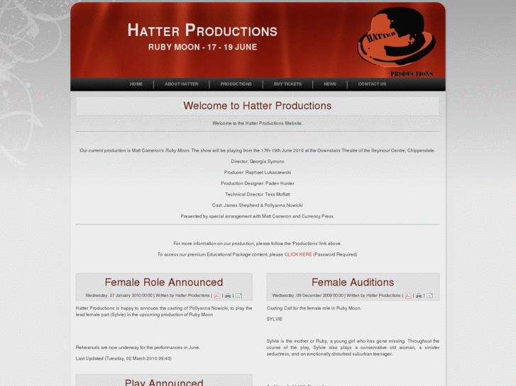 www.hatterproductions.com