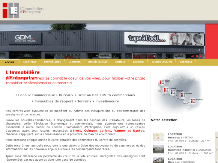 www.immobiliere-entreprise.fr