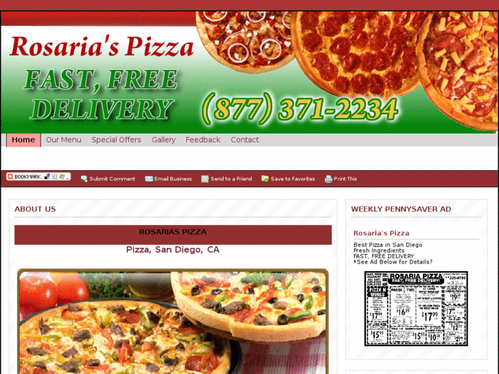 www.rosariaspizzapointloma.com