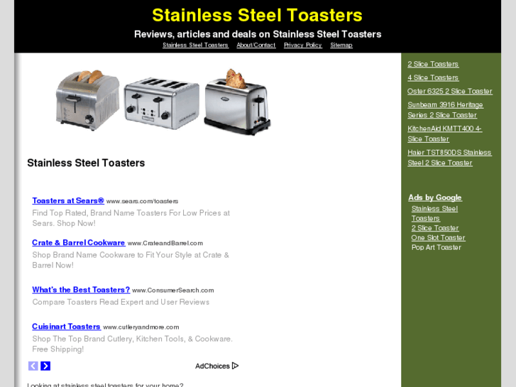 www.stainlesssteeltoasters.com