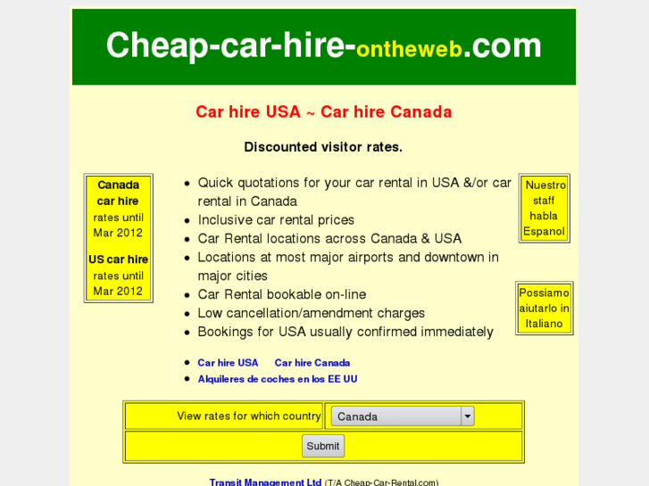 www.cheap-car-hire-ontheweb.com