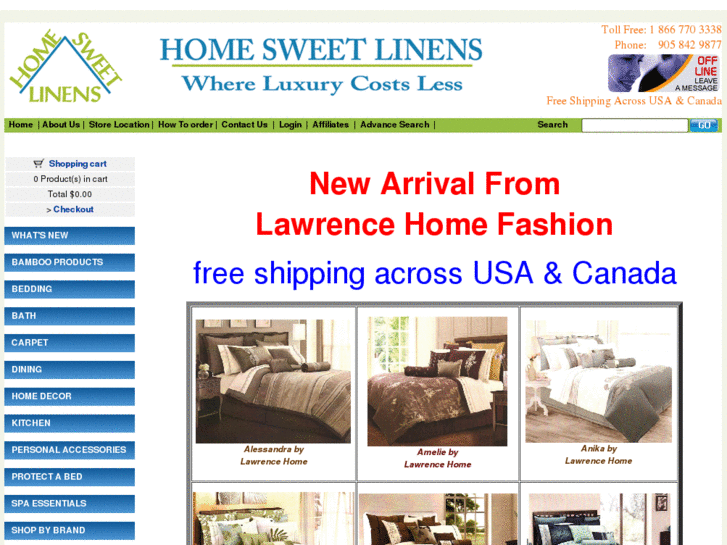 www.homesweetlinens.com