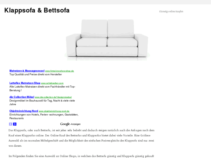 www.klappsofa.net