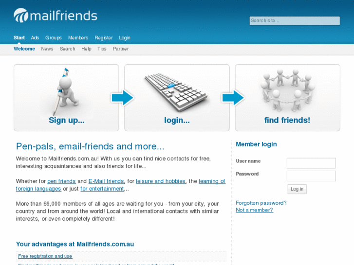 www.mailfriends.com.au