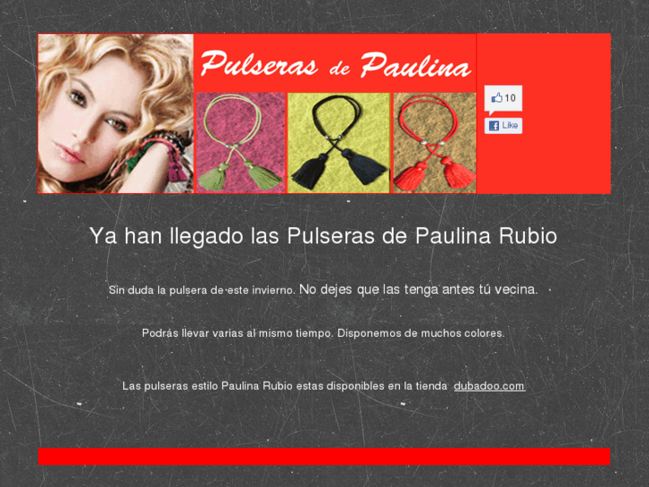 www.pulserasdepaulina.com