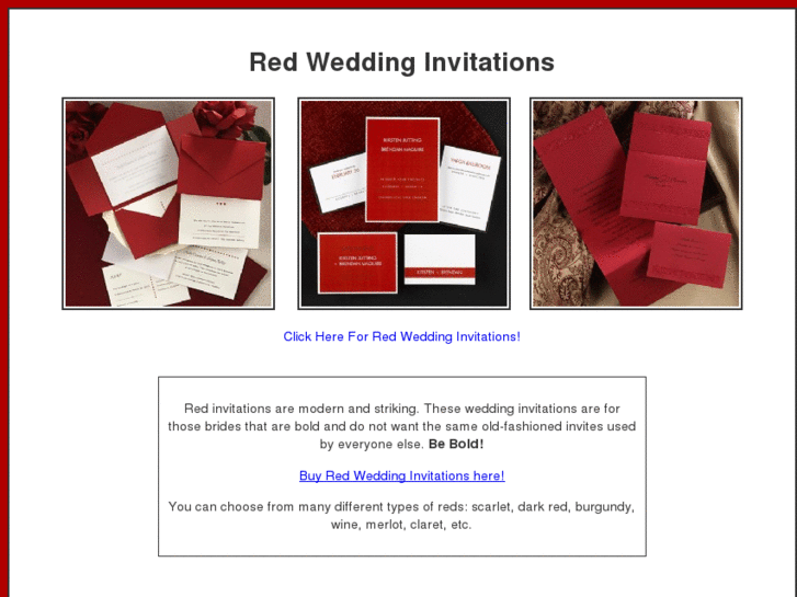 www.redweddinginvitations.com