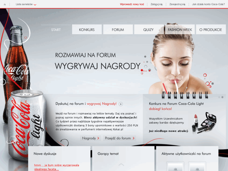www.cocacolalight.pl