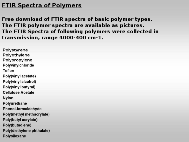 www.ftir-polymers.com