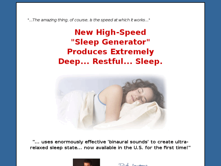www.highspeedsleep.com