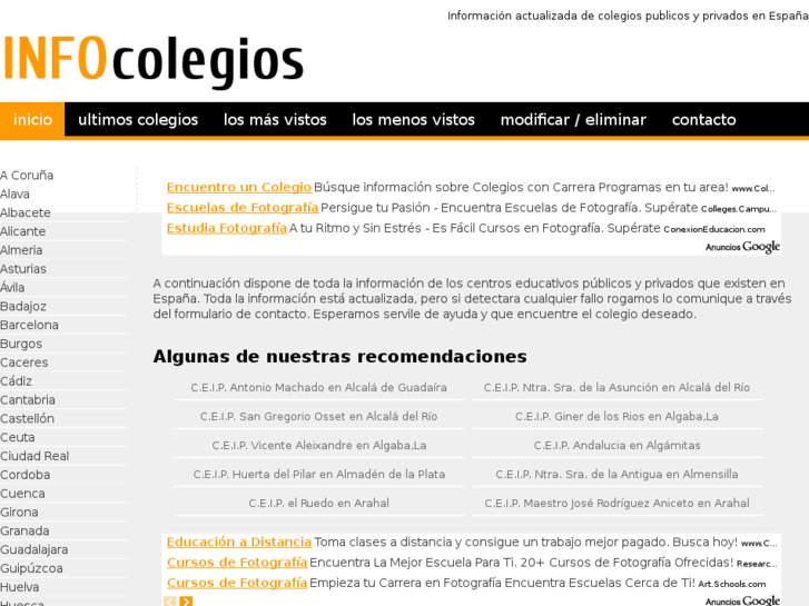 www.infocolegios.es