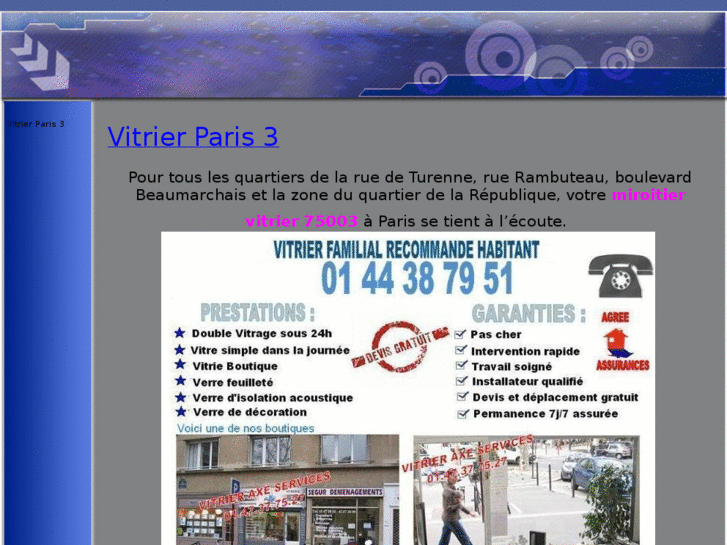 www.vitrierparis3.com