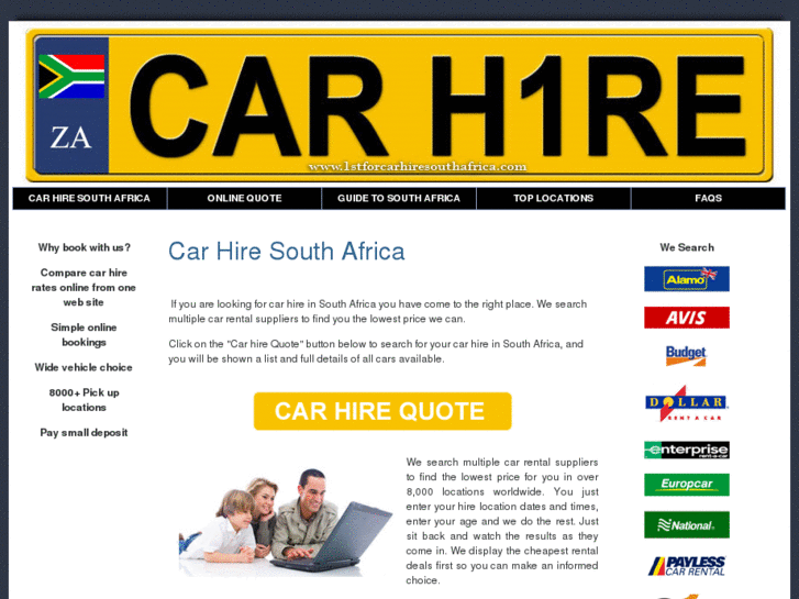 www.1stforcarhiresouthafrica.com