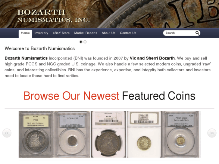 www.bozarthcoins.com