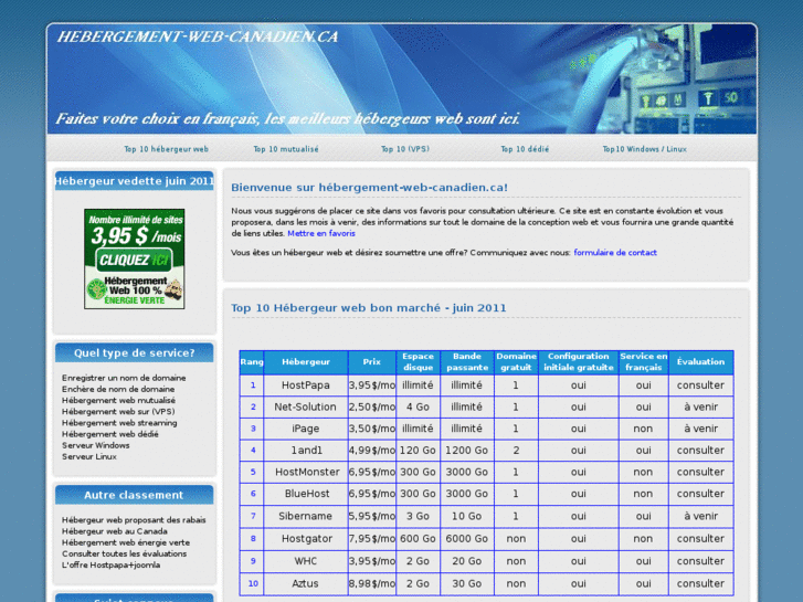 www.hebergement-francais-canada.info