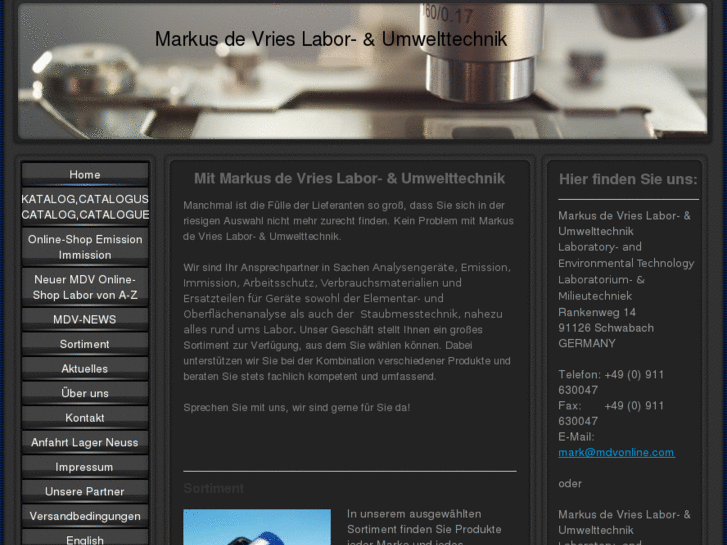 www.mdv-labor-und-umwelttechnik.com