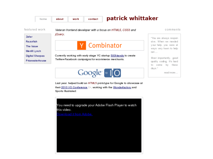 www.patrickwhitaker.com