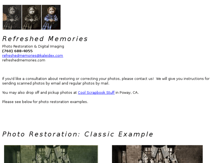 www.refreshedmemories.com