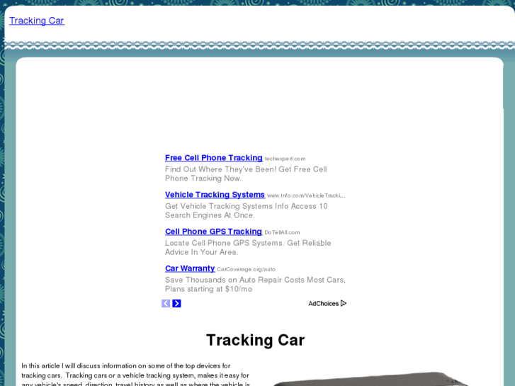 www.trackingcar.com