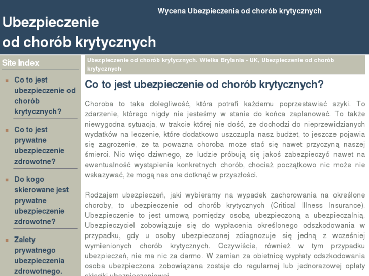 www.ubezpieczenie-od-chorob-krytycznych-uk.com