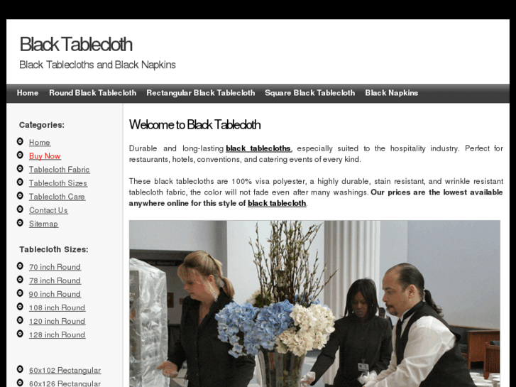 www.black-tablecloths.com