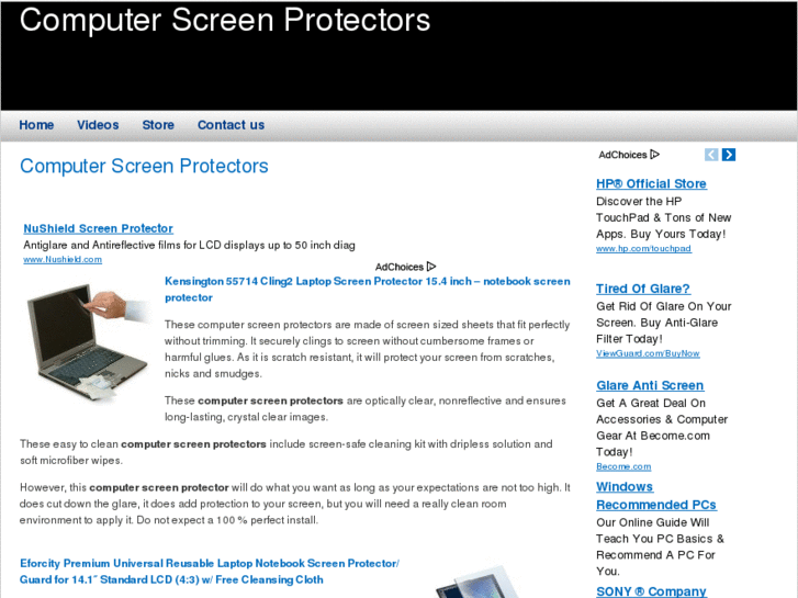 www.computerscreenprotectors.com