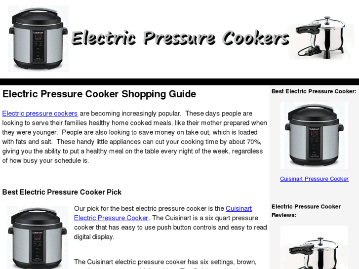 www.electricpressurecooker.net