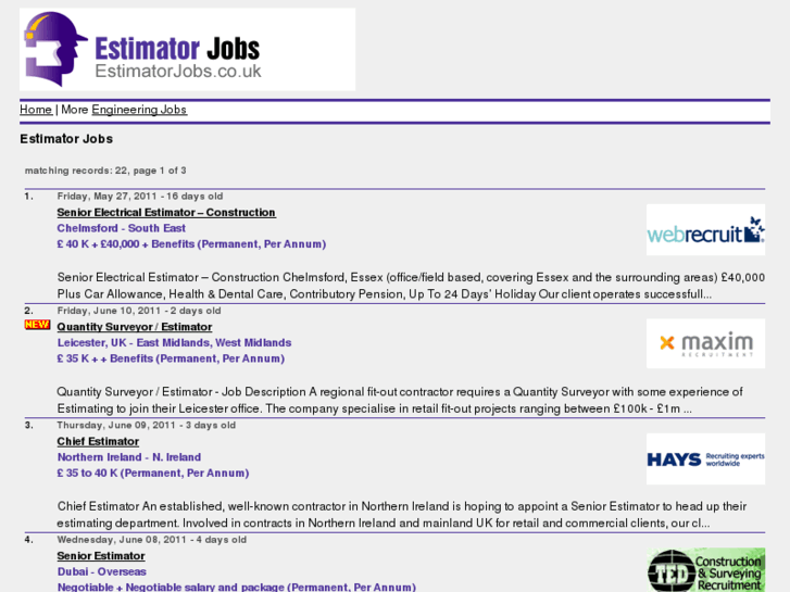 www.estimatorjobs.co.uk