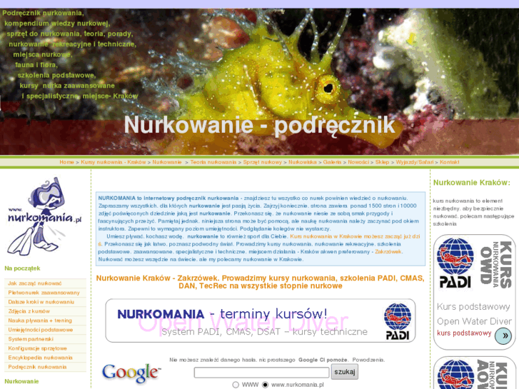 www.nurkomania.pl