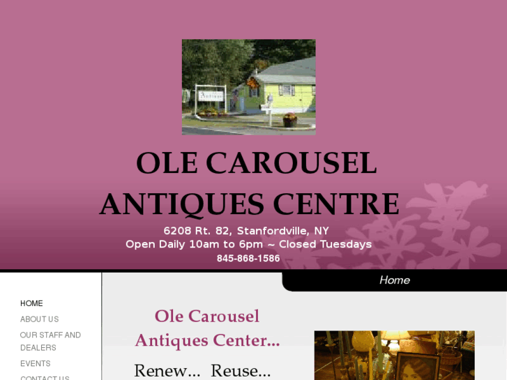 www.olecarouselantiquescenter.com